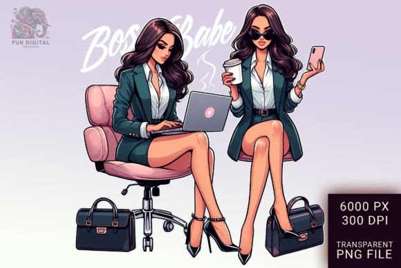 Download Girl Boss Entrepreneur Businesswoman Art - Premium Resources