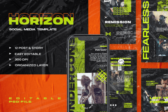 Download Horizon Hypebeast Instagram Template - Hypebeast Collection