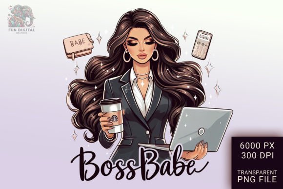 Download Girl Boss Entrepreneur Businesswoman Art - Premium Bundle