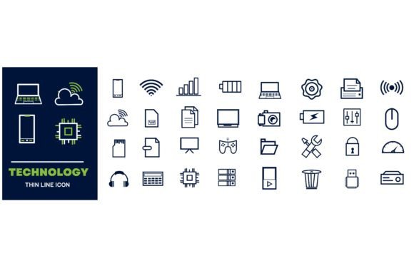 Download Technology Data Analytics Icon Set - Analytics Collection