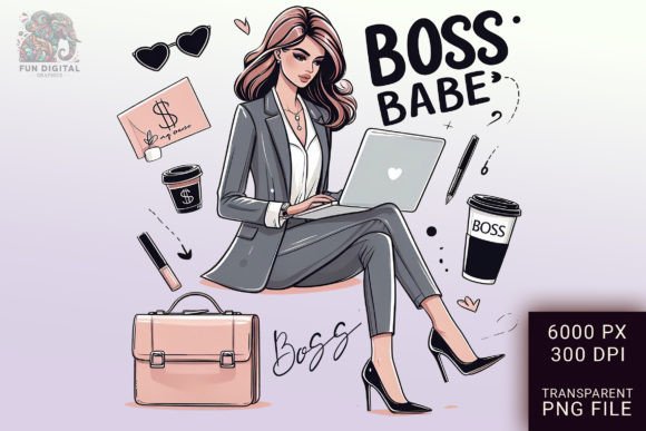 Download Girl Boss Entrepreneur Businesswoman Art - Entrepreneur Collection