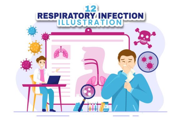 Download 12 Respiratory Infection Illustration - Infection Collection